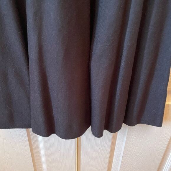 BLACK AND WHITE KNIT SKATER DRESS SIZE XXL BY & BY - Picture 6 of 7